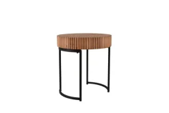 Beistelltisch DARIA 40 x 45 cm braun schwarz