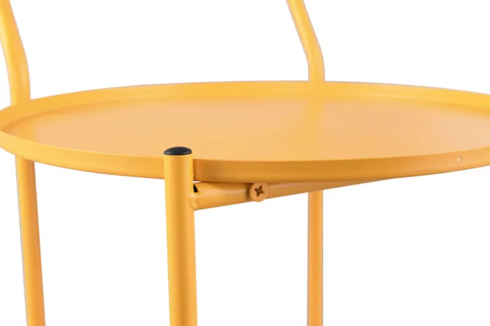 Beistelltisch EDDA 39 x 68 cm gelb