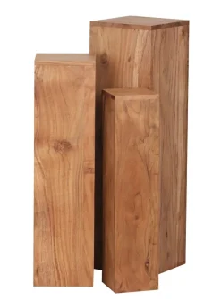 Beistelltisch 3er-Set Akazie braun