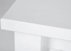 Beistelltisch HOLGER 45x55x45 cm Massivholz weiß