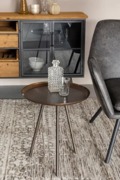 Beistelltisch LANDO 48 x 46 cm kupferfarbig