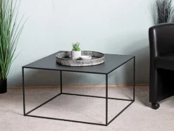 Beistelltisch MELBOURNE 70 x 70 cm schwarz