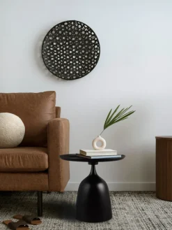 Beistelltisch MONA 48 x 44 x 48 cm schwarz