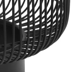 Beistelltisch RINARA 41 x 41 cm silberfarbig/schwarz