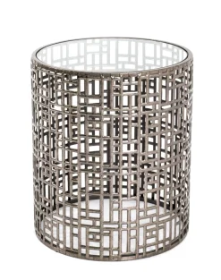 Beistelltisch rund ENZ I 38 cm Metall kupferfarbig