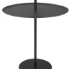 Beistelltisch rund LIMA 45 cm Metall schwarz