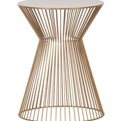 Beistelltisch SUUS Ø 35 cm goldfarbig