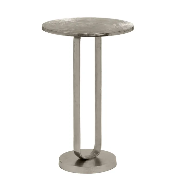 Beistelltisch TARA 38 x 38 cm silberfarbig