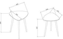 Beistelltisch 2-teilig schwarz