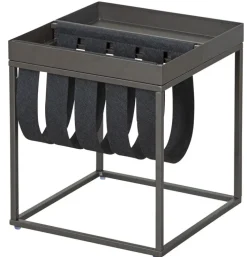 Beistelltisch TILL 35 x 40 cm Metall Anthrazit