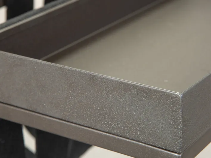 Beistelltisch TILL 35 x 40 cm Metall Anthrazit