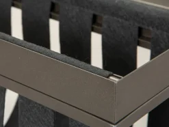 Beistelltisch TILL 35 x 40 cm Metall Anthrazit