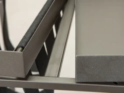 Beistelltisch TILL 35 x 40 cm Metall Anthrazit