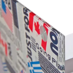 Beistelltisch TOM 38x46x33,5 cm weiß/Motiv