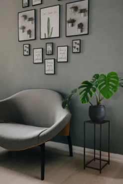 Beistelltisch VERONIKA 31 x 31 cm schwarz