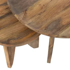 Beistelltisch-Set HIGH HEELS 2-teilig Mangoholz