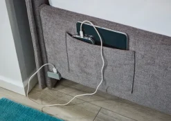 Bett FUN 90 x 200 cm grau