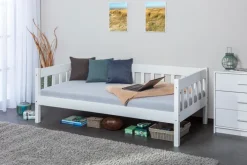 Bett LUCIAN 90 x 200 cm weiß