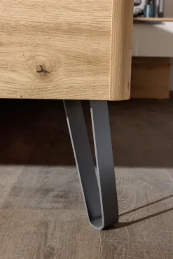 Bett SEAMO Artisan Eiche/ Champagner