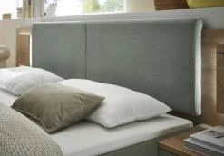 Bettanlage SIMADA 3-teilig braun/ grün