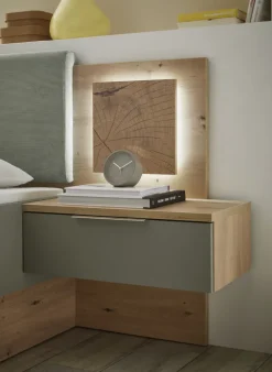 Bettanlage SIMADA 3-teilig braun/ grün