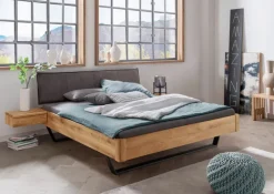 Bettgestell VI 180 x 200 cm braun/ anthrazit