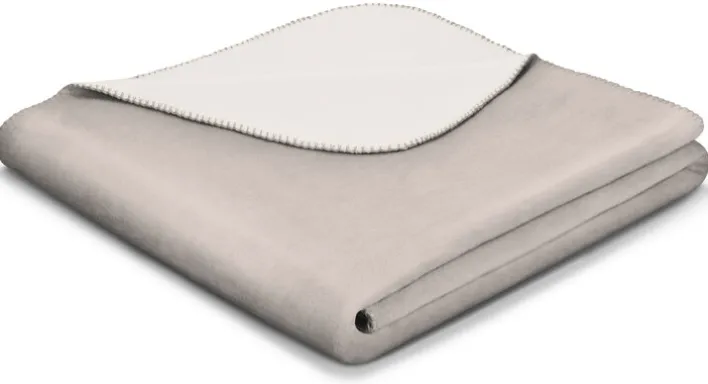 Biederlack Plaid 150 x 200 cm feder/natur