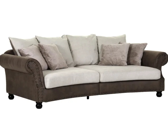 Bigsofa BOSTON hellbraun/beige