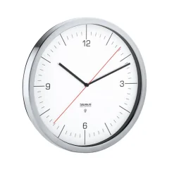 blomus Funkuhr CRONO 30,5 cm Edelstahl weiß
