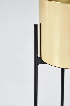Blumenständer SAVAGDA 2-teilig gold schwarz