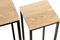 Blumensäulen 2er-Set braun/schwarz