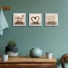 BÖNNINGHOFF Bild mit Rahmen LIEBLINGSPLATZ 3er Set