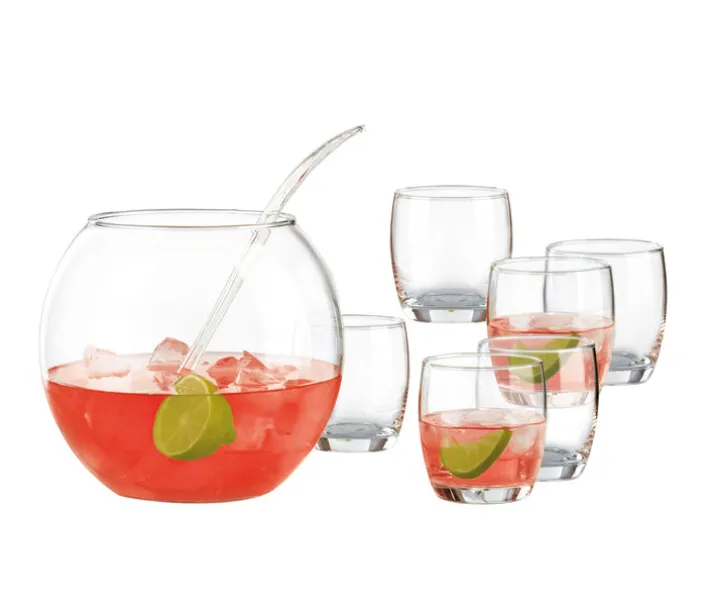 BOHEMIA SELECTION Bowle Set LIBERA 8-teilig