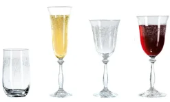 BOHEMIA SELECTION Rotweinglas ROMANCE 6er Set - je 350 ml