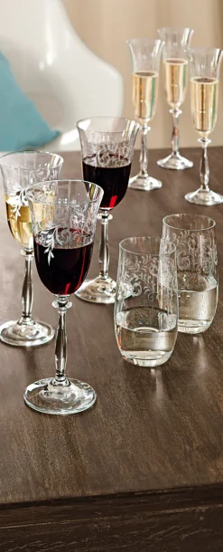 BOHEMIA SELECTION Sektglas ROMANCE 6er Set - je 190 ml