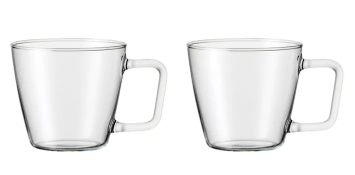 BOHEMIA SELECTION Tee-/ Kaffeeglas CHARME 2er Set Glas