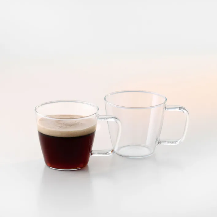 BOHEMIA SELECTION Tee-/ Kaffeeglas CHARME 2er Set Glas