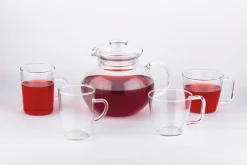 BOHEMIA SELECTION Tee-/ Kaffeeglas CHARME 2er Set Glas