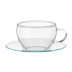 BOHEMIA SELECTION Teetasse TEA & COFFEE 2er Set - je 250 ml Glas