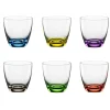 BOHEMIA SELECTION Whiskyglas VIVA COLORI 6er Set