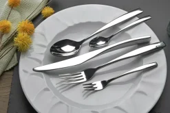 bongusto Besteck-Set SANTIAGO 30-teilig silberfarbig