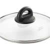 bongusto Glasdeckel BONGO Ø 16 cm silberfarbig /schwarz