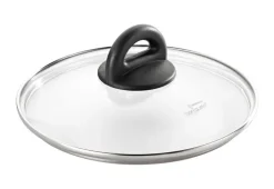 bongusto Glasdeckel BONGO Ø 16 cm silberfarbig /schwarz