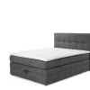 Boxspringbett AMY 140 x 200 cm grau