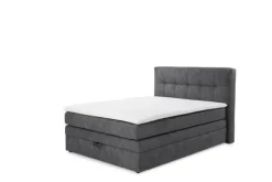 Boxspringbett AMY 140 x 200 cm grau