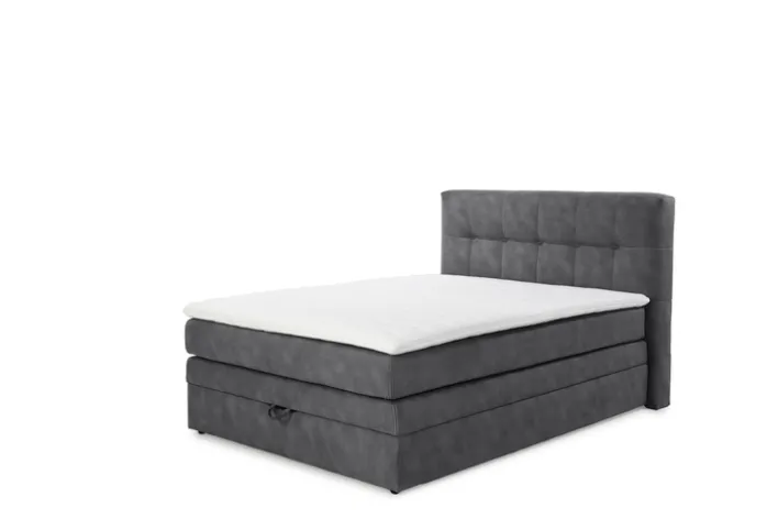 Boxspringbett AMY 140 x 200 cm grau