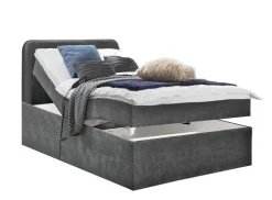 Boxspringbett GABRIOLA 120 x 200 braun-grau