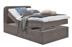 Boxspringbett GABRIOLA 120 x 200 braun-grau