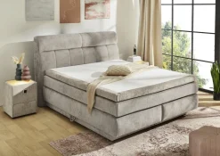 Boxspringbett QUEEN 180 x 200 cm beige