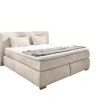 Boxspringbett VALENTINA 180 x 200 cm Braun/ Beige